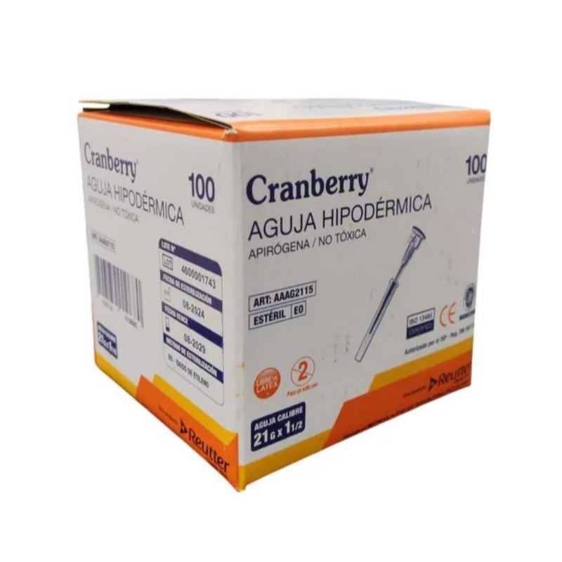 TS2-29 Agujas hipodérmicas estériles con sistema Luer Lock - Imagen 1