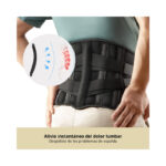 Faja lumbar con varillas y doble ajuste - Imagen 3