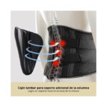 Faja lumbar con varillas y doble ajuste - Imagen 2
